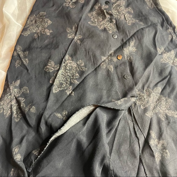 Vintage Maxi Front Slit Button up skirt - Picture 5 of 7